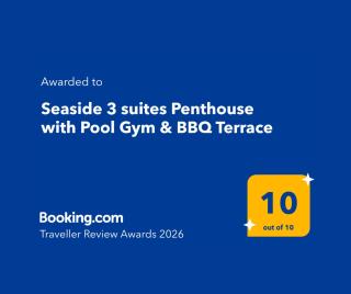 Seaside 3 suites Penthouse with Pool Gym & BBQ Terrace - 4