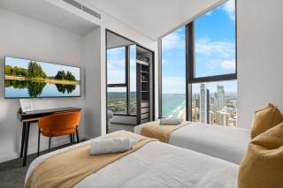 The Panorama - NEW Beachfront 2BR Corner Ocean View with Parking Pool and GYM - 7