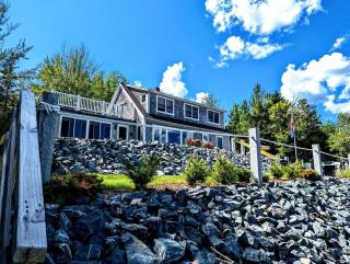 Gorgeous Beach House with Private Beach, Fire Pit & Outdoor Living Near Bar Harbor, Hancock Point Maine - 4