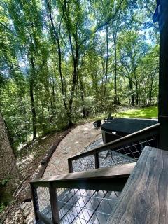 Tranquil Wooded Cabin Retreat with Private Hot Tub & Fire Pit Near Gentry, Arkansas - 4