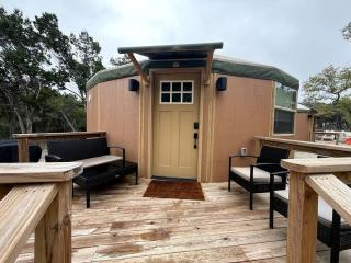 Luxury Yurt-Cabin with Private Hot Tub Near Canyon Lake, Texas - 6