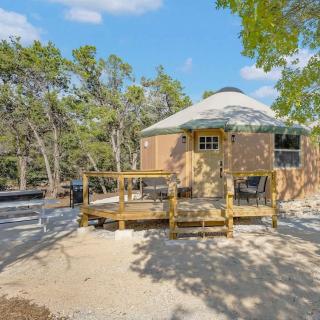 Rustic Western Cabin with Loft & Hot Tub Located Near Canyon Lake, Texas - 0