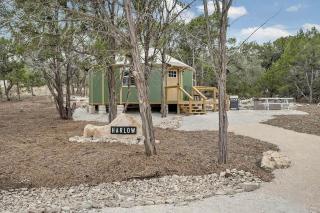 Stylish Yurt Cabin Getaway with Hot Tub Near Canyon Lake, Texas - 1