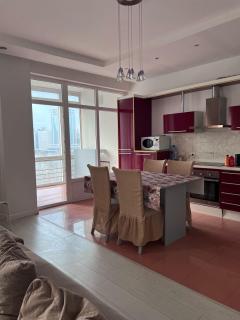 348 В центре столицы с шикарным видом на Байтерек и 2 большими кроватями - 4