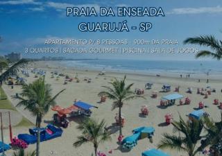 Apartamento a 900m da praia da Enseada - 0