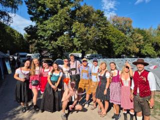 Beer Base-Camp 'BASIC PACKAGE' Oktoberfest Camping, with free welcome beer and traditional lederhosen-dirndl shop - 1