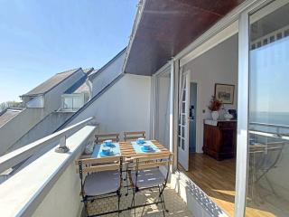 REF 434 Ploemeur Lomener appartement duplex type 4 vue mer - 2