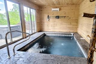 Tranquil Cabin Indoor Pool Hot Tub Woodland Views - 8