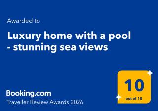 Luxury home with a pool - stunning sea views - 7