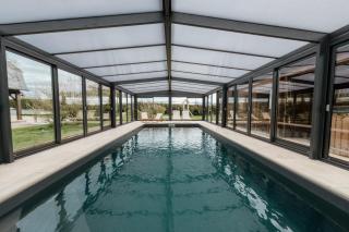 Harmony Homes La Chapelle-Hareng - Indoor Pool Sauna & Spa - 9