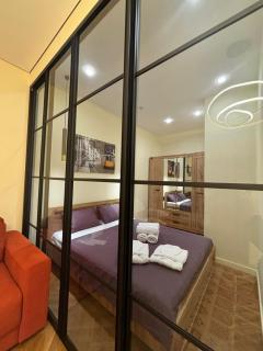 Уютная квартира возле Mega Amaty, с видом на город - 0