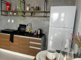 Havana Flats - Apto térreo 700m praia - Área Gourmet com 3 churrasqueiras - 4