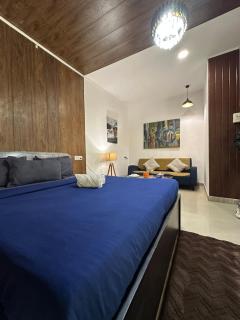 Modern wood loft at The oshu at the qutub - 4