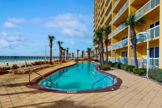 Beachfront condo with pool gym beach access Gulf views balcony AC - 8