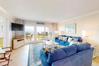 Beachfront ground-floor condo with beach & Gulf views outdoor pool & tennis - 0