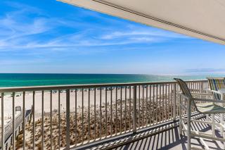 Beachfront condo with pool huge balcony W&D & central AC - drive to dining - 0