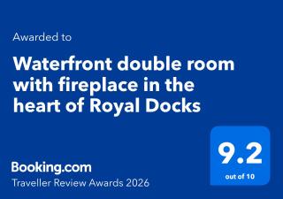 Waterfront double room with fireplace in the heart of Royal Docks - Londra - 8