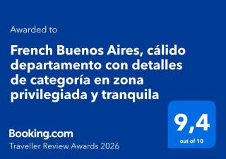 French Buenos Aires, cálido departamento con detalles de categoría en zona privilegiada y tranquila - 8