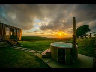 Laverock How Shepherds Hut with private hot tub - 0