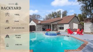 Beautiful 4BR 2B Home with pool near At&t Stadium - 2