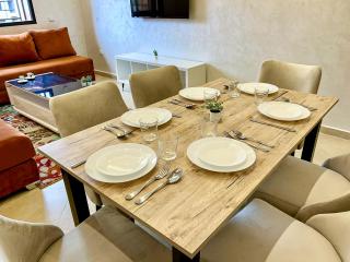 Spacious Apartment 102m2 3 Bedrooms 2 Bathrooms 8 Guests Elevator Self Check in - Marrakech - 8