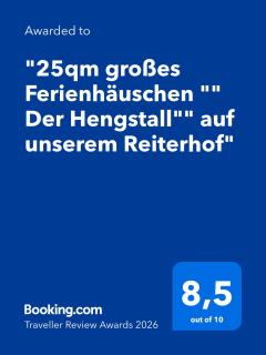 25qm großes Ferienhäuschen " Der Hengstall" auf unserem Reiterhof - 1