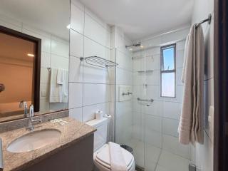 Flat Beach Class Conselheiro para 5 pessoas - 02 quartos - 5