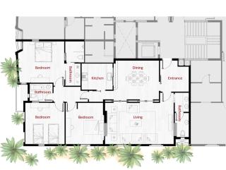 Three Bedrooms Apartment - 2