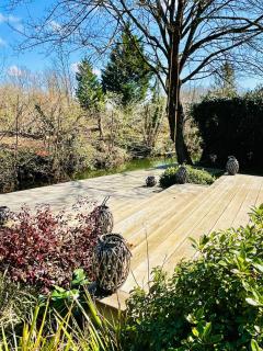 Havre de paix, bord de rivière, avec piscine - Magné - 5