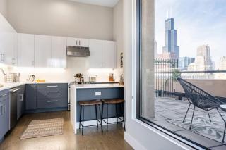 Downtown Penthouse 5bd VIEWS Parking Gym - 5