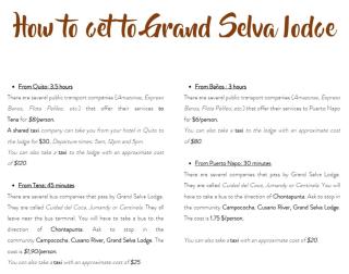 Grand Selva Lodge & Tours - 9