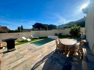 Charmante maison avec Climatisation, Piscine 10 min des plages et 30 mètres du massif de la clape - 7