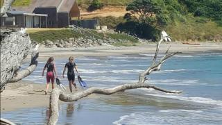 Kiwi bach at a secluded Northland East Coast beach - 0