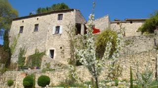 Fabulous large home in Montclus with terraces overlooking the River Ceze with private pool - 0