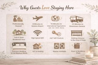 Soundproof Studio Perfect for Short and Long Stays - Ferney-Voltaire - 7