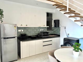 Candolim 2BHK Luxury Duplex Apartment with Pool & Balcony - 5 Minutes to Beach - 2