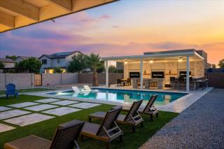 Backyard Oasis Heated Pool Game Room Gazebo - 5