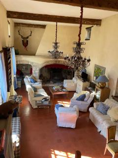 Fabulous large home in Montclus with terraces overlooking the River Ceze with private pool - 1