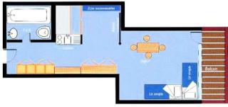 Résidence Belles Challes - Studio 4 personnes à Arc 1800 skis aux pieds et proche des commerces dans le village du Charvet MAE-2131 - Arc 1800 - 1