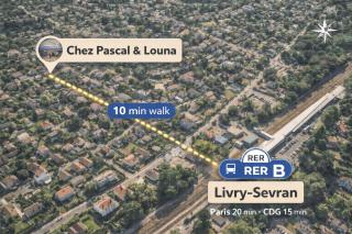 Chez Pascal et Louna au calme avec Jacuzzi ! Proche PARIS et RER B et CDG AÉROPORT - 8