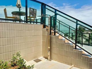 Flat à Beira-Mar com Rooftop, Piscina e Vista do Mar – Vila Porto, Porto de Galinhas - 4