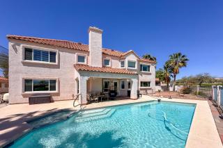 Golf-course-front home with private pool, spa, terrace & mountain view - 0