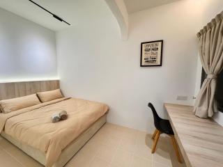 现代极简奶油风设计民宿 Parit Raja - 3