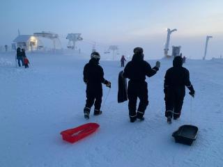 Saariselällä rauhaisa,uniikki, sielukas hirsimökki- luxury cottage - 5