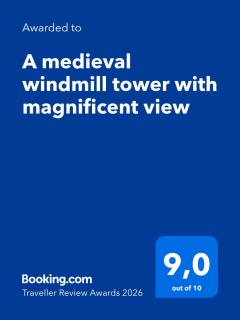 A medieval windmill tower 2bedrooms in the heart of old town with magnificent panoramic seaview and cityview - 6