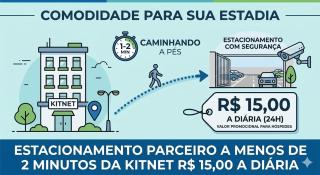 Kitnet SEM FILA KIT 10 min Lagoinha e Ponta das canas com ventilador - 9