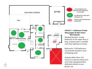 Jasmine's Flexible 3 to 5BR Vancouver House Based on Guest Count 5 mins Walk to Canada line - 6