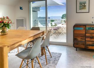 REF 360 LARMOR-PLAGE spacieux appartement T3 vue mer - 0