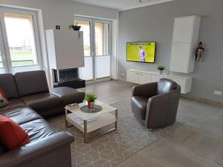 watn Meerblick-Nordseepark Dangast, 2Schlafzimmer,2Bäder,Kamin,Parkplatz - 4