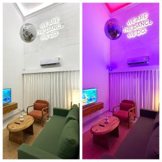 Candolim 2BHK Duplex Apartment with Pool & Balcony - Unique Disco Theme, Near Beach - 0